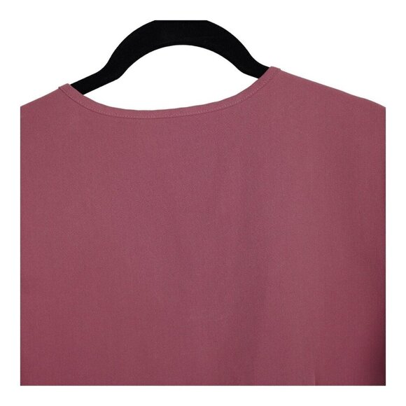 EUC FIGS Technical Collection Casma Maroon Three Pocket Scrub Top Size S - Picture 6 of 8